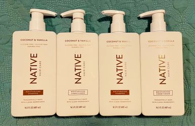 Native Coconut & Vanilla Shampoo & Conditioner Bundle
