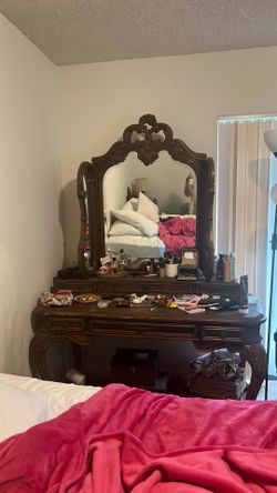 Wooden vanity