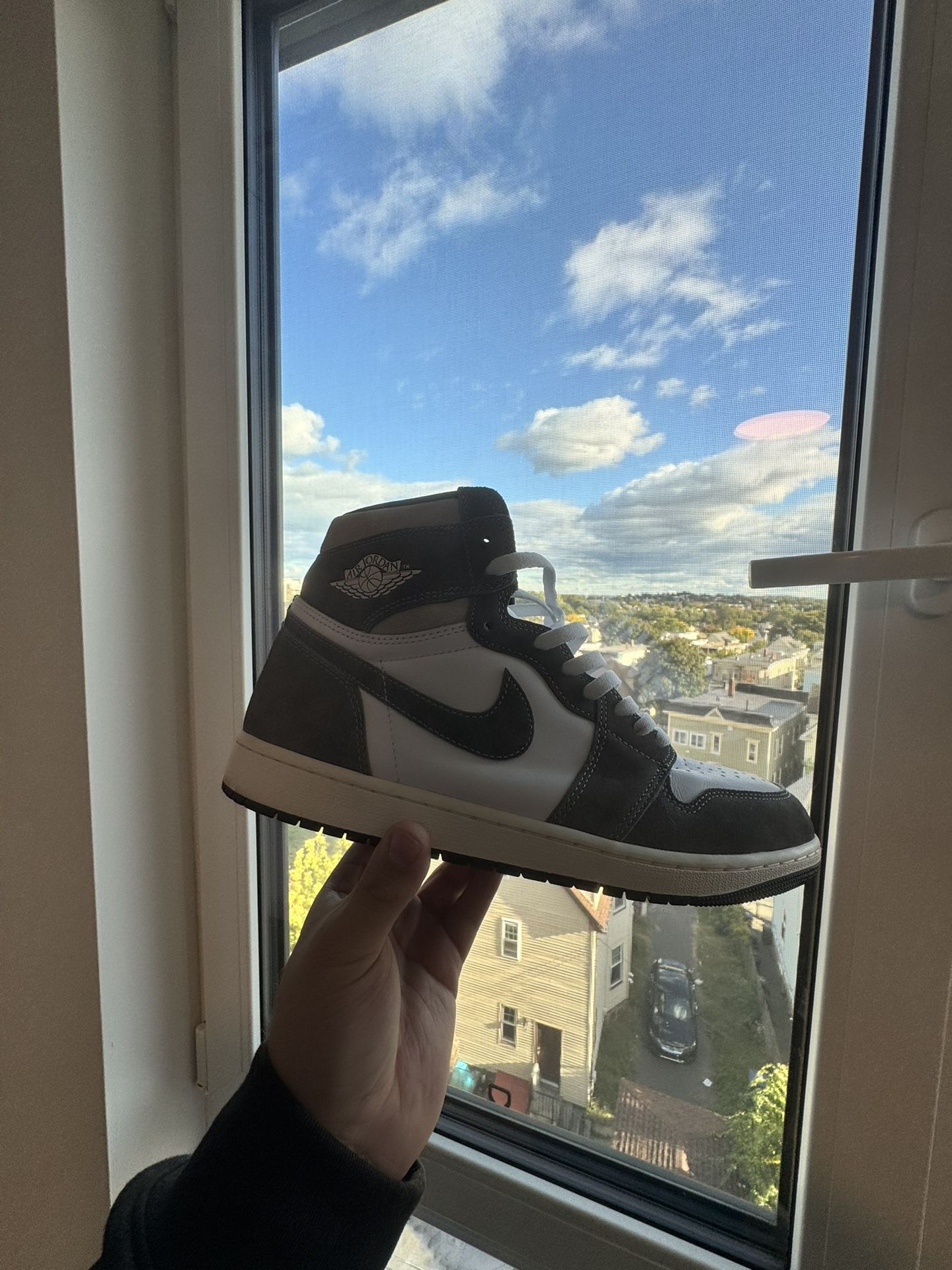 Jordan 1 Washed Black Size 12