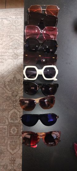 10 pairs of sunglasses