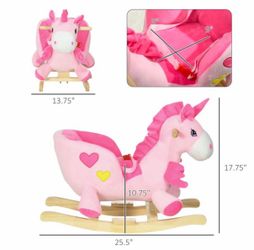 Qaba Baby Rocking Horse with 32 Songs