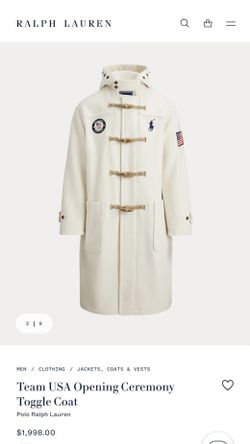 Polo Ralph Lauren Team USA Olympic Opening Ceremony Toggle Coat - 2026 - Medium - SOLD OUT
