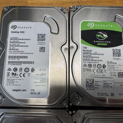 2tb And 1tb Desktop Hard Drives $20 