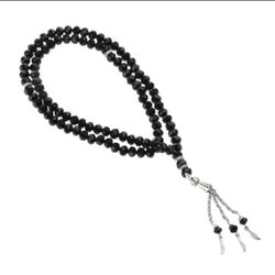 Muslim Rosary Bracelet 99 Crystal Beaded Islamic Strings Sebhaa