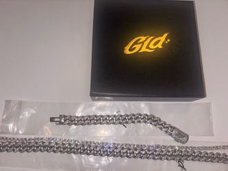ICED OUT CUBAN LINK AND TENNIS CHAIN WITH CUBAIN BRACLET!!