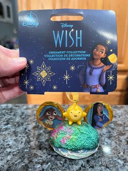 Disney Wish Princess Aisha Mickey Ear Hat Ornament Holiday Star. Brand new with tags. Smoke free home