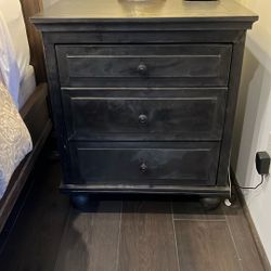 Restoration Hardware Zinc Night Stand