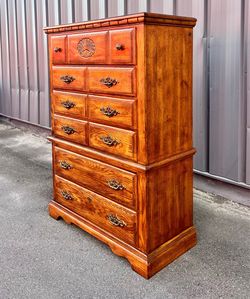 Vintage American Drew Wooden Tall Dresser (High Value) FREE DELIVERY 🚚 TAMPA & SURROUNDINGS