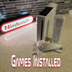 Nintendo Wii Loaded w Games