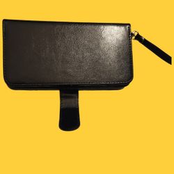 Black Wristlet Card/Phone Case