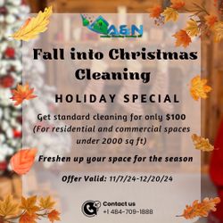 Holiday Special For Cleaning 