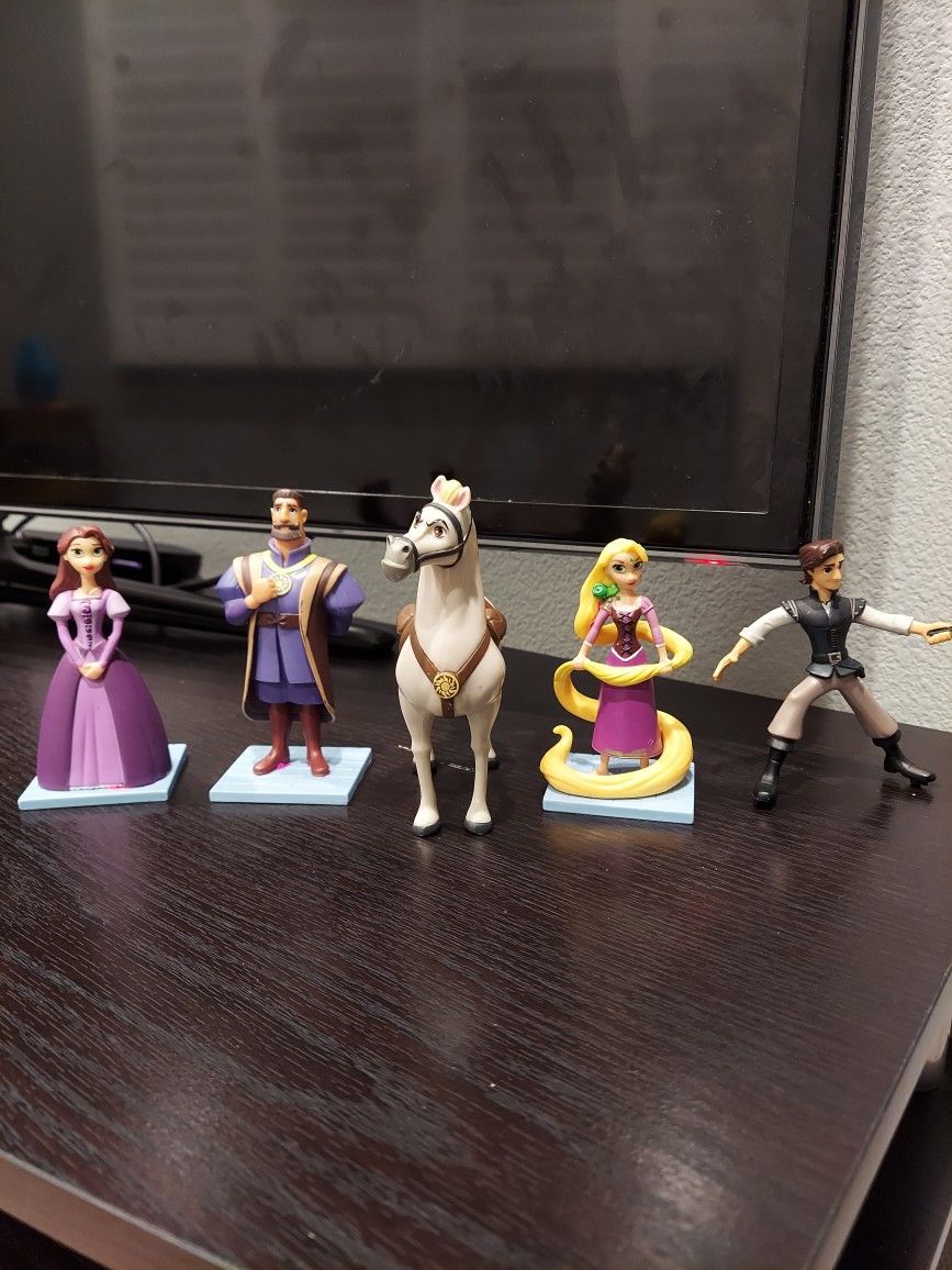 Disney Tangled Action Figure Set