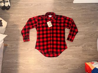 Vintage Rockmount Ranch Wear Buffalo Diamond Snap Plaid Western Shirt Mens Sz L