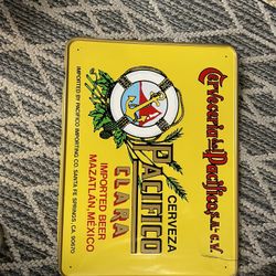 Pacifico Metal Sign 