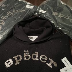 Sp5der VVS Hoodie Black