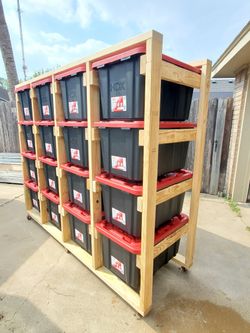 Storage Shelf With Or Without Bins