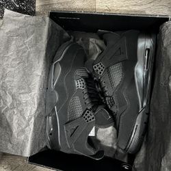 Jordan Black Cats Slightly Used