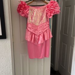 1980’s Stranger things Prom Dress Halloween Costume Size Small Women’s 