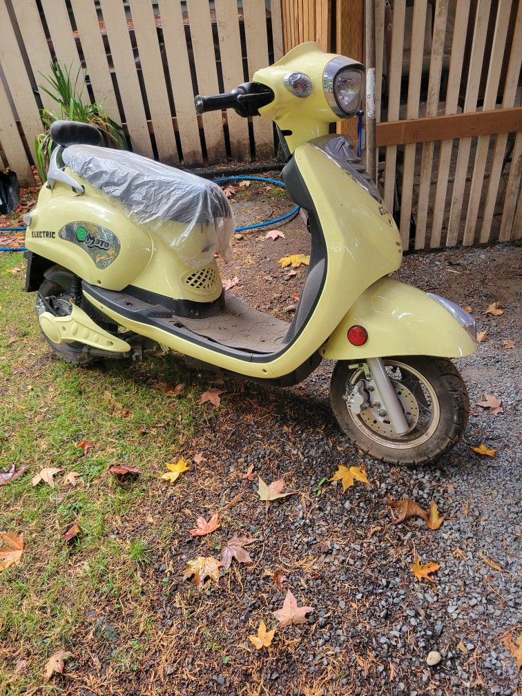 Italian styled electric scooter 