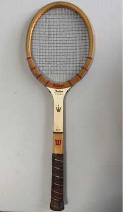 Vintage Wilson Jack Kramer Autograph Wooden Tennis Racquet 4 5/8 Made in USA