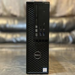DELL Precision Tower 3420 Intel Xeon 16GB RAM 1TB SSD 2GB GPU Windows 11 dual display desktop computer
