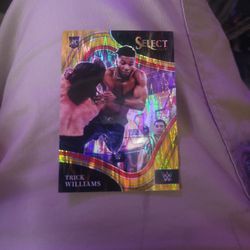 Panini 2022 WWE Select NXT 2.0 Trick Williams Gold Parallel 4/10
