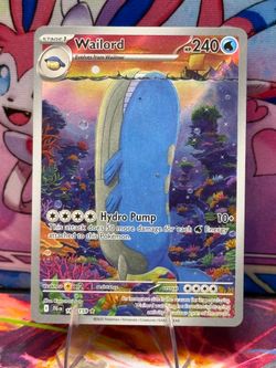 Wailord 162/159 Illustration Rare Scarlet & Violet Journey Together