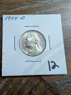 1944d Mint State War Nickel Coin