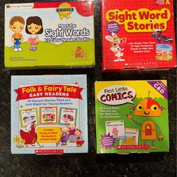 Beginner Reader Sets - Lot of 4: Scholastic and Preschool Prep