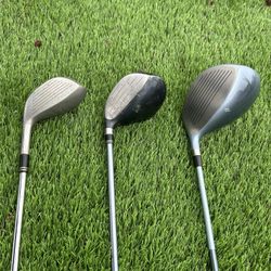 Prince driver + Cobra 3 wood + Taylormade Hybrid (All 3)