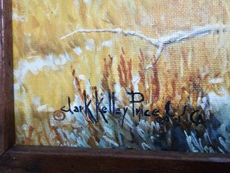 16x20 Clark Kelley Price Oil On Cardboard