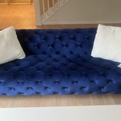 Royal Blue Couch 