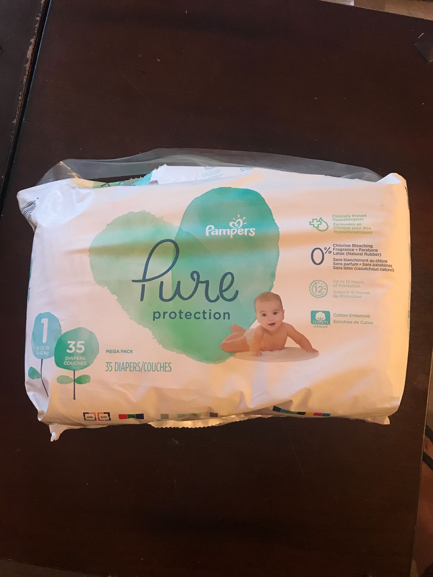 Pampers Pure size 1 baby diapers