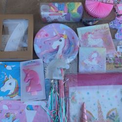 Unicorn Theme Party Accesories