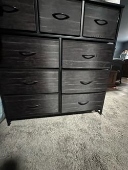 9-drawer black
