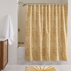 west elm shower curtain