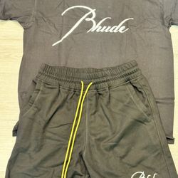 Rhude Shirt And Shorts Set