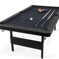 Brand new 7ft Pool Table (black)