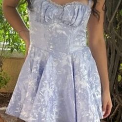 Lilac Purple Elegant Dress