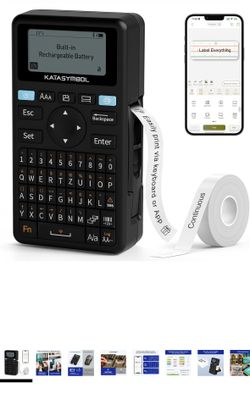 New Open Box SUPVAN E11 Bluetooth Label Maker Machine, Support Keyboard & App