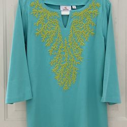 Quacker Factory Tunic Top M (10-12)