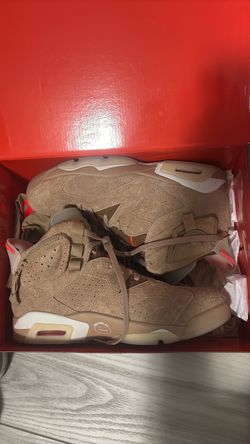 Travis Scott x Air Jordan 6 British Khaki Size 11.5