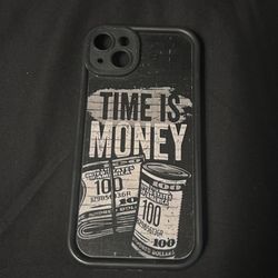 Time is money iPhone 14 plus case