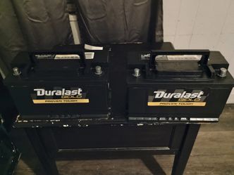 2 duralast gold proven tough batteries 09/25 is the manufactured date still have plenty of years of life left. In new condition never really put to us