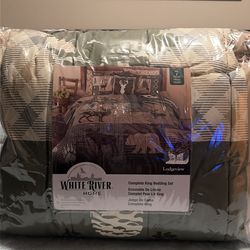 New Lodgeview 7 Piece King Bedding Set