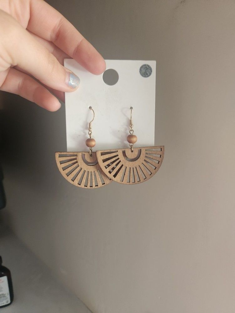 Wood Like Earing 2$