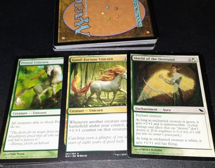Shield of the Oversoul Custom Mtg Unicorn Deck