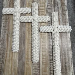  NEW Decoration Almond White Crosses
