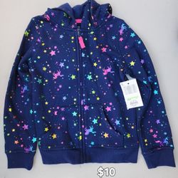 Girls Zip Hoodie Size 5 Jumping Bean