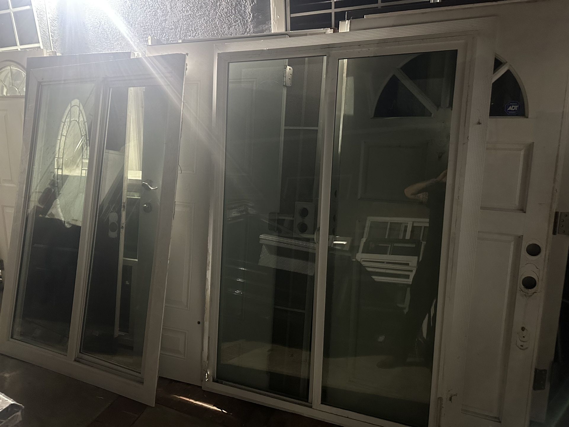 2 windows vinyl retrofit double glass used Price is for each one Height 72 inches Width 48 inches